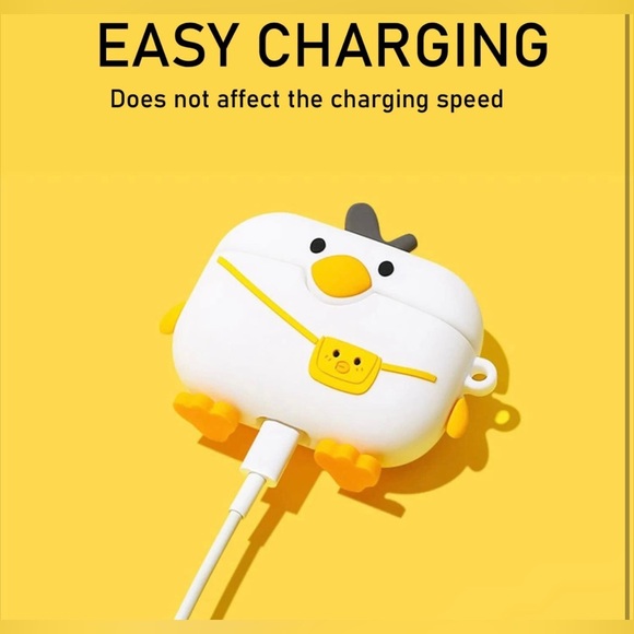 Duck Case for Airpod Pro/Pro 2 Gen with keychain carabiner - Picture 4 of 4